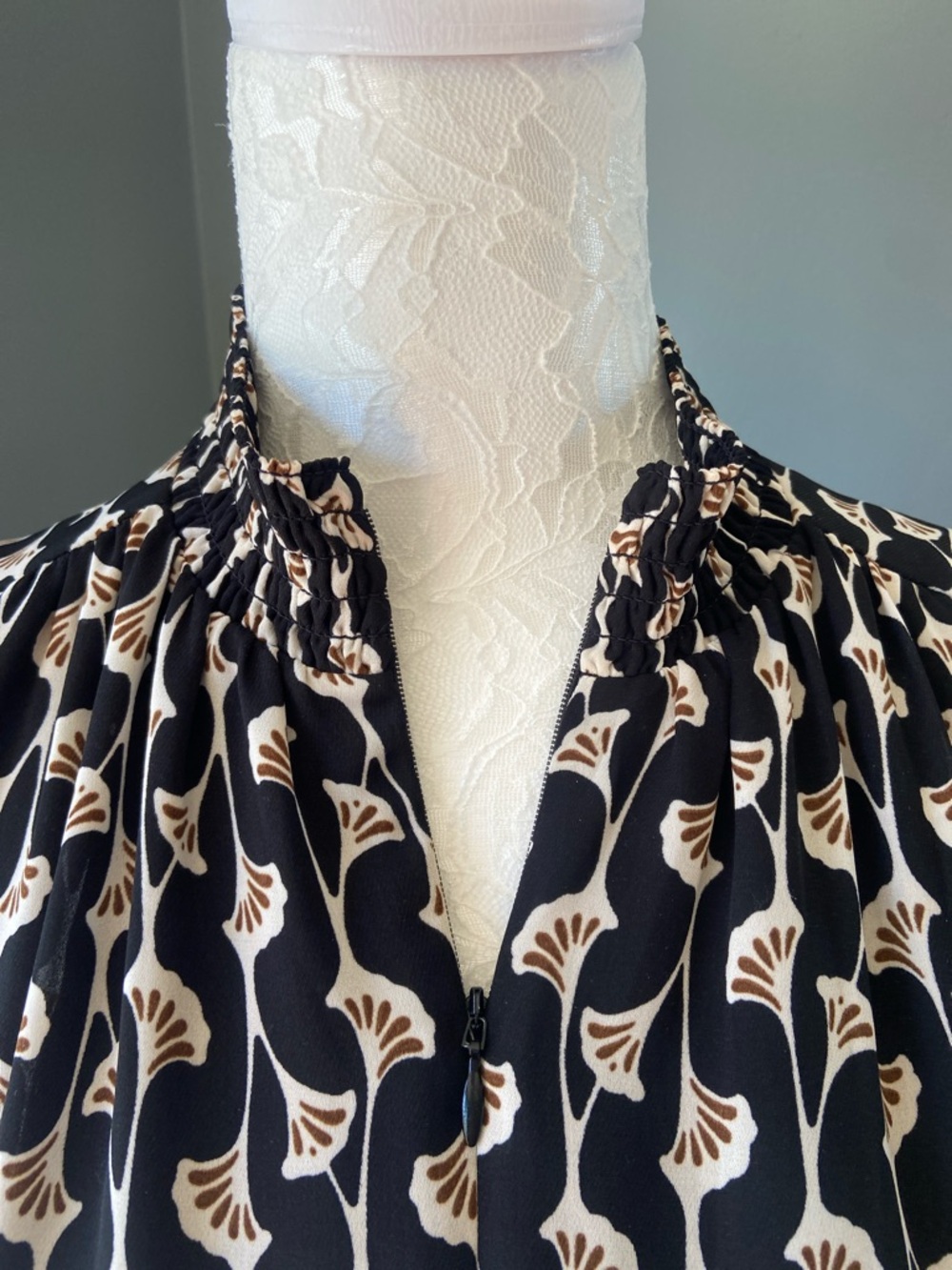 ME+EM Ginkgo Leaf Swing Dress - Picture 10 of 14